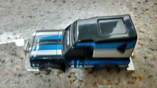 Schaper Stomper Black Datsun 4x4 Truck W/ Camper Vintage