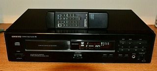 Onkyo Dx - 710 Vintage Single Compact Disc Audio Cd Player Accupulse Dac,  Remote