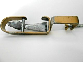 Fern Carter Vintage Swinging Bird On Perch Table Clamp,  Tool - Rug Braiding