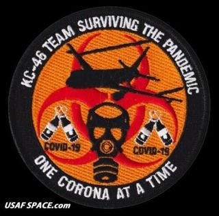 Usaf 418th Flight Test Sq.  Kc - 46 Team - Surviving The Pandemic - Edwards Afb - Patch