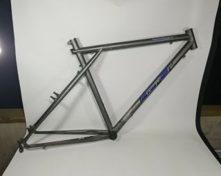 Gt Outpost Vintage Mtb Bike Frame 18 " Hardtail Steel 4130 Cr - Mo - Solid Frame -