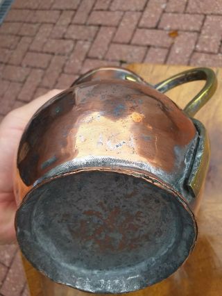 FINE ANTIQUE ISLAMIC / INDIAN BRASS COPPER jug mug tankard cup beaker c.  1920 2