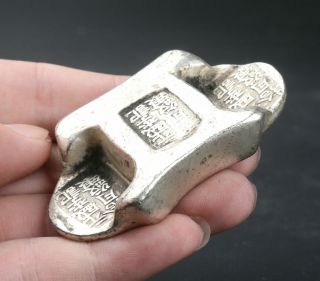 64mm Old China Miao Silver Dynasty Palace Money Currency Coin Silver Ingot Sycee