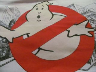 Vintage 1980s Ghostbusters Twin Bed Sheet Set - Fitted,  Flat Sheets,  Pillowcase