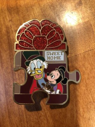 Disney Pin Christmas Carol Character Connection Puzzle Chaser Scrooge Tiny Tim