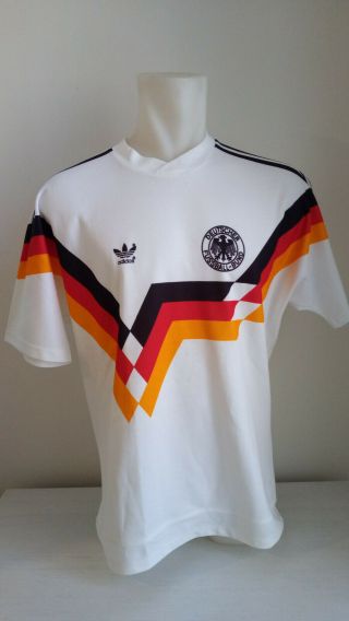 Jersey Shirt Trikot Vintage Adidas West Germany 88 - 90 Home M Dortmund