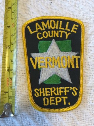 Lamoille County Vt Vermont Sheriff 