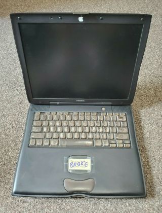 Vintage Apple Macintosh G3 Powerbook Laptop 14 " Lcd Screen Pismo M7572 Parts