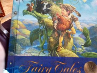 Vintage Fairy Tales Wallpaper Sample Book Illustrated Scrap Booking Paper Crafts