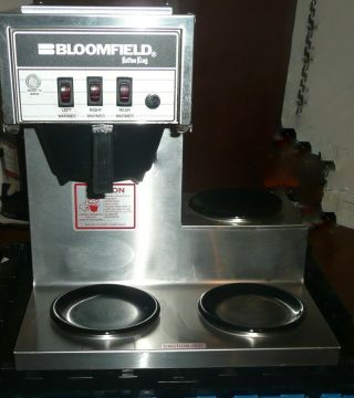 Vintage Bloomfield Koffee King Commercial 3 Warmer Coffee Maker Model 8571