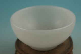 Chinese Jade Carving Bowl,  White Marble Bowl Can Be In Bowl