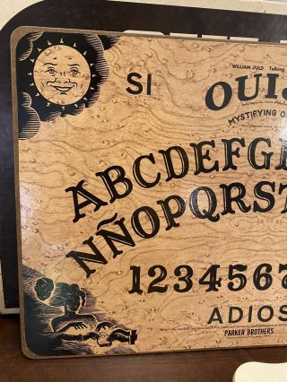Vintage Ouija Board 1960’s William Fuld Early Version.  Salem Mass. 3