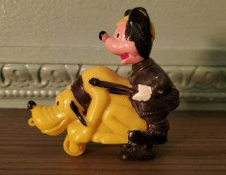 1960s Disney Marx Mickey Mouse And Pluto Hunting Ramp Walker