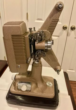 Vintage Revere 16 Model 48 Projector W Power Cord,  3 Reels,  Xtra Bulb
