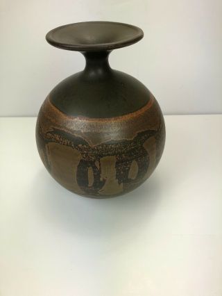 Vintage Mid Century Designs West Weed Vase Pottery Stoneware Ceramic California