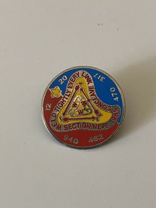 Boy Scout Oa Section Ne - 6 1985 Conclave Pin