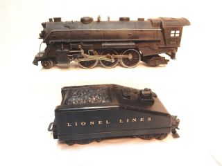Vintage Lionel 1666 Die Cast Steam Engine 2 - 6 - 2 Wth Slope Back Lionel Linestndr