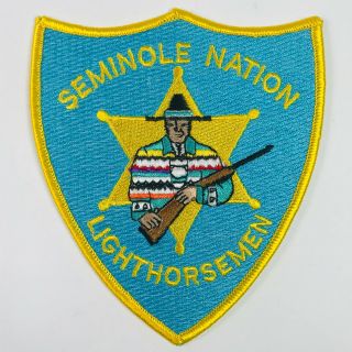 Seminole Nation Lighthorsemen Tribal Oklahoma Patch 3