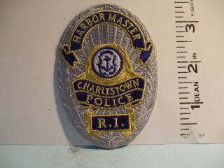 Police Patch Charlestown Police Harbor Master Rhode Island