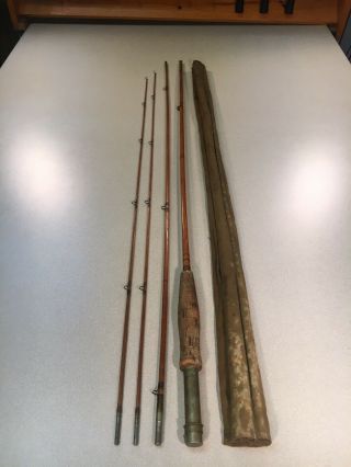 Vintage Fly Rod Goodwin Granger Denver Special Bamboo 3pc2 Tips As Found