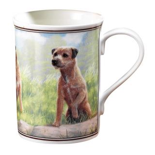 Bfa Border Fine Arts Studio Border Terrier Dog China Mug