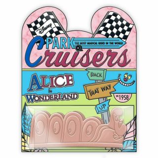 2020 Disney Pin Trading - Alice In Wonderland Park Cruisers Pin – Limited Editio