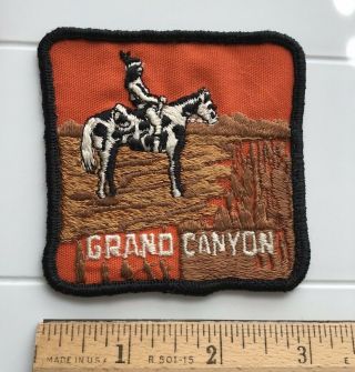 American Indian Appaloosa Black White Horse Grand Canyon Park Embroidered Patch