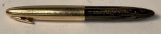 Sheaffer Lifetime Crest Tuckaway Vintage Fountain Pen 14kt Nib For Repair