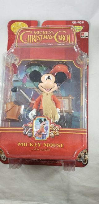 Disney Mickeys Christmas Carol Mickey Mouse Bob Cratchit Figure