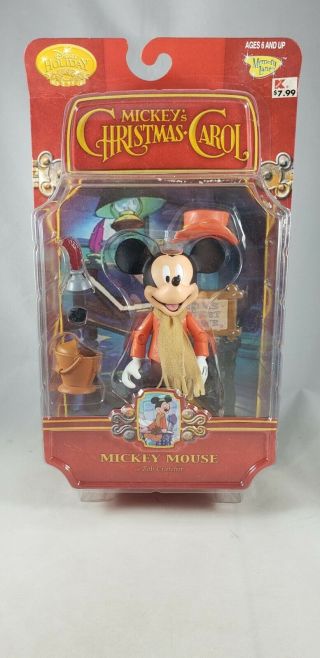 Disney Mickeys Christmas Carol Mickey Mouse Bob Cratchit Figure 3