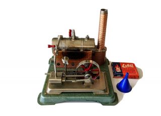Vintage Jensen Manufacturing Co.  Live Steam Engine Model 65 W/ Box