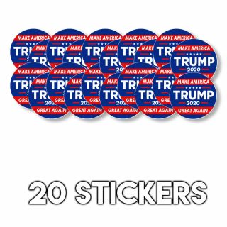 Make America Great Again Trump 2020 Hard Hat Sticker President America 20x Blue