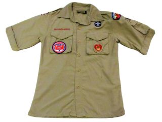 Boy Scouts Patches Shirt 383 Grand Canyon Council Youth Medium