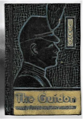 Valley Forge Military Academy " The Guidon " Handbook Of The Corps Of Cadets1950