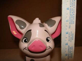 Disney Moana Pua Pig Bank Collectible Ceramic Pink Piggy Bank FAB NY 2
