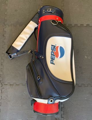 Vintage Pepsi Red,  White & Blue Golf Bag