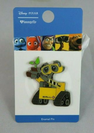 Disney Pin - Loungefly - Wall - E - Potted Plant In Brown Boot