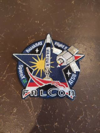 Authentic Spacex Razaksat Atsb Falcon 1 Flight 5 Mission Patch