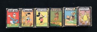 VINTAGE 1940 ' S WALT DISNEY MICKEY MOUSE LIBRARY OF GAMES COMPLETE SET 2