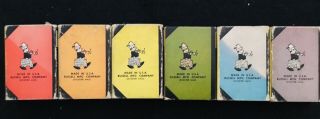 VINTAGE 1940 ' S WALT DISNEY MICKEY MOUSE LIBRARY OF GAMES COMPLETE SET 3