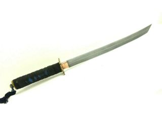 Vtg Japanese Samurai Katana Sword Brass Guard Copper Sleeve 17 1/2 " Blade