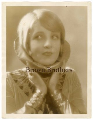 Vintage 1920s Hollywood Claire Windsor 11x14 Dbw Photo By Ruth Harriet Louise