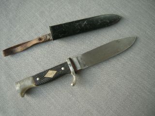 Vintage Ww2 C.  Jul.  Herbertz Solingen German Boy Scout Knife