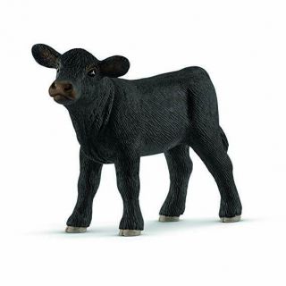 Schleich 13880 Black Angus Calf Farm Animal Baby Model Toy Figurine 2019 - Nip