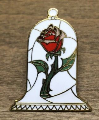 ULTRA RARE Disney Pin 6042 Beauty and the Beast Rose in Bell Animation CM Pin 3