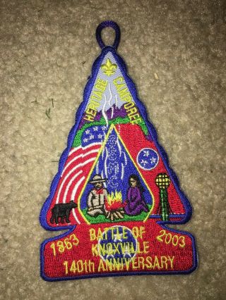 Boy Scout Great Smokey Mountain Council Tennessee Knoxville Flag Civil War Patch