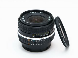 Nikon 28mm 2.  8 Ai - S Vintage Series E Lens Nikkor 52mm Skylight Filter 1a Cpc