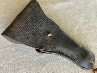 Vintage Ww2 Boyt 42 Us Military Brown Leather M1916 Holster For Colt 1911
