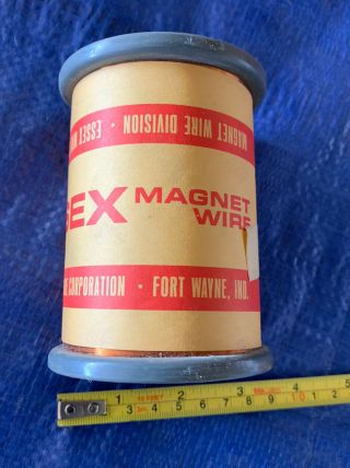 Vintage Old Stock Essex 44 Copper Wire Spool For Winding Guitar Pickups