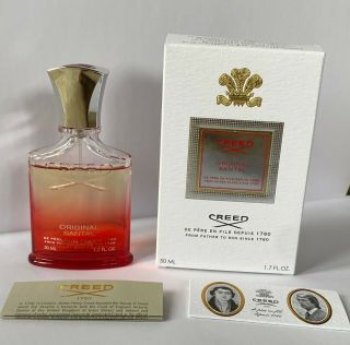 Creed Santal,  Eau De Parfum 1.  7 Oz Vintage 17w01 Batch